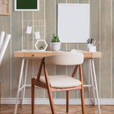 Beige Faux Shiplap Peel and Stick Removable Wallpaper 2146
