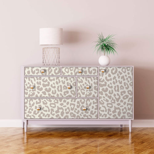 Tan Animal Print Peel and Stick Removable Wallpaper 0513