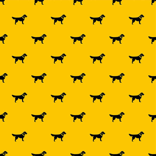 Yellow Dog Peel and Stick Removable Wallpaper 7344