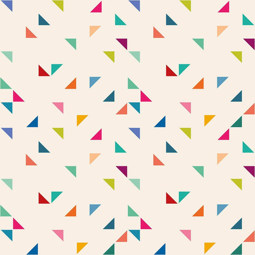 Violet and Orange Geometric Baby Peel and Stick Removable Wallpaper 3497