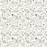 Tan Space Baby Peel and Stick Removable Wallpaper 2610