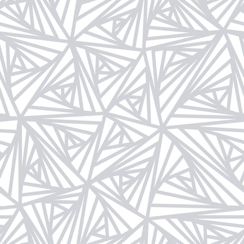 Grey Geometric Basic Peel and Stick Removable Wallpaper 8838