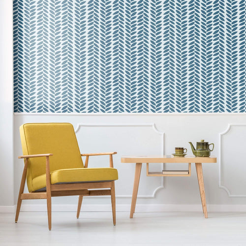 Blue Modern Basic Peel and Stick Removable Wallpaper 23_a