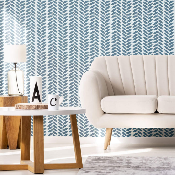 Blue Modern Basic Peel and Stick Removable Wallpaper 23_a