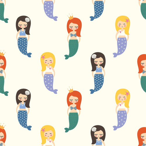 White Fantasy Children Peel and Stick Removable Wallpaper 1420