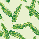 Green and Yellow Textured Floral Peel and Stick Removable Wallpaper 1654