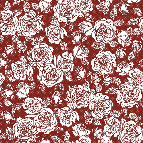 White Textured Floral Peel and Stick Removable Wallpaper 1674