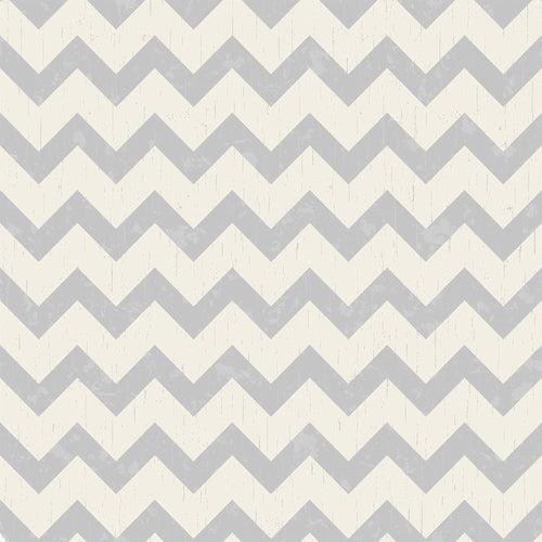 Grey Chevron Geometric Peel and Stick Removable Wallpaper 7739