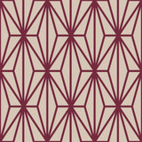 Violet and Beige Diamond Geometric Peel and Stick Removable Wallpaper 185a