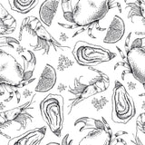 Black and White Fish Nautical Peel and Stick Removable Wallpaper 7712