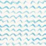 White and Blue Watercolor Nautical Peel and Stick Removable Wallpaper 3127