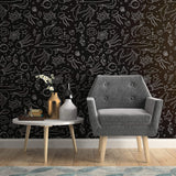White Fish Nautical Peel and Stick Removable Wallpaper 3757