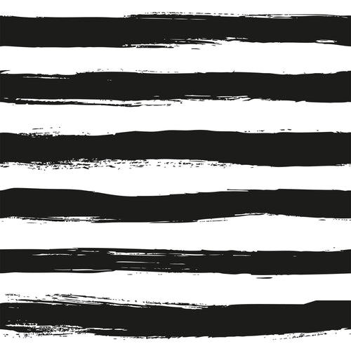 Black and White Horizontal Peel and Stick Removable Wallpaper 0812