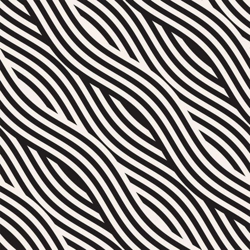 Black and White Striped Peel and Stick Removable Wallpaper 5638