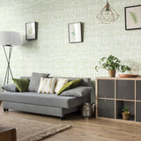 Green Handwriting Teens Peel and Stick Removable Wallpaper 9636