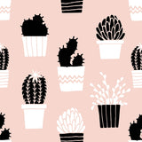 Peach and Black Tropical Peel and Stick Removable Wallpaper 4612