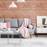 Brown Shiplap Peel and Stick Removable Wallpaper 289a