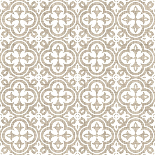 Beige Global Tile Adhesive Peel and Stick Removable Wallpaper 1141