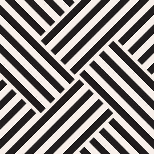 Black and White Cross Peel and Stick Removable Wallpaper