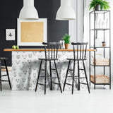 White Dog Animal Peel and Stick Removable Wallpaper