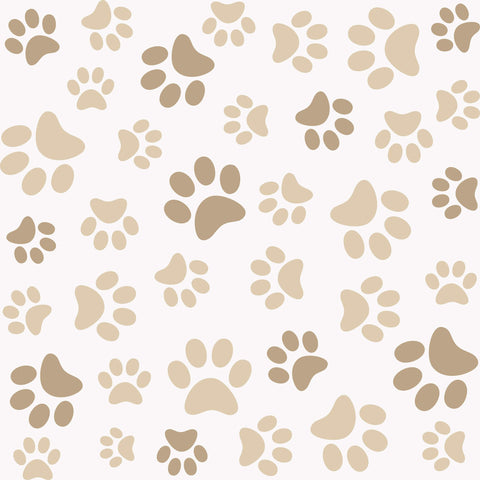 Beige and Tan Animal Children Peel and Stick Removable Wallpaper