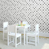 Black and Grey Geometric Baby Peel and Stick Removable Wallpaper