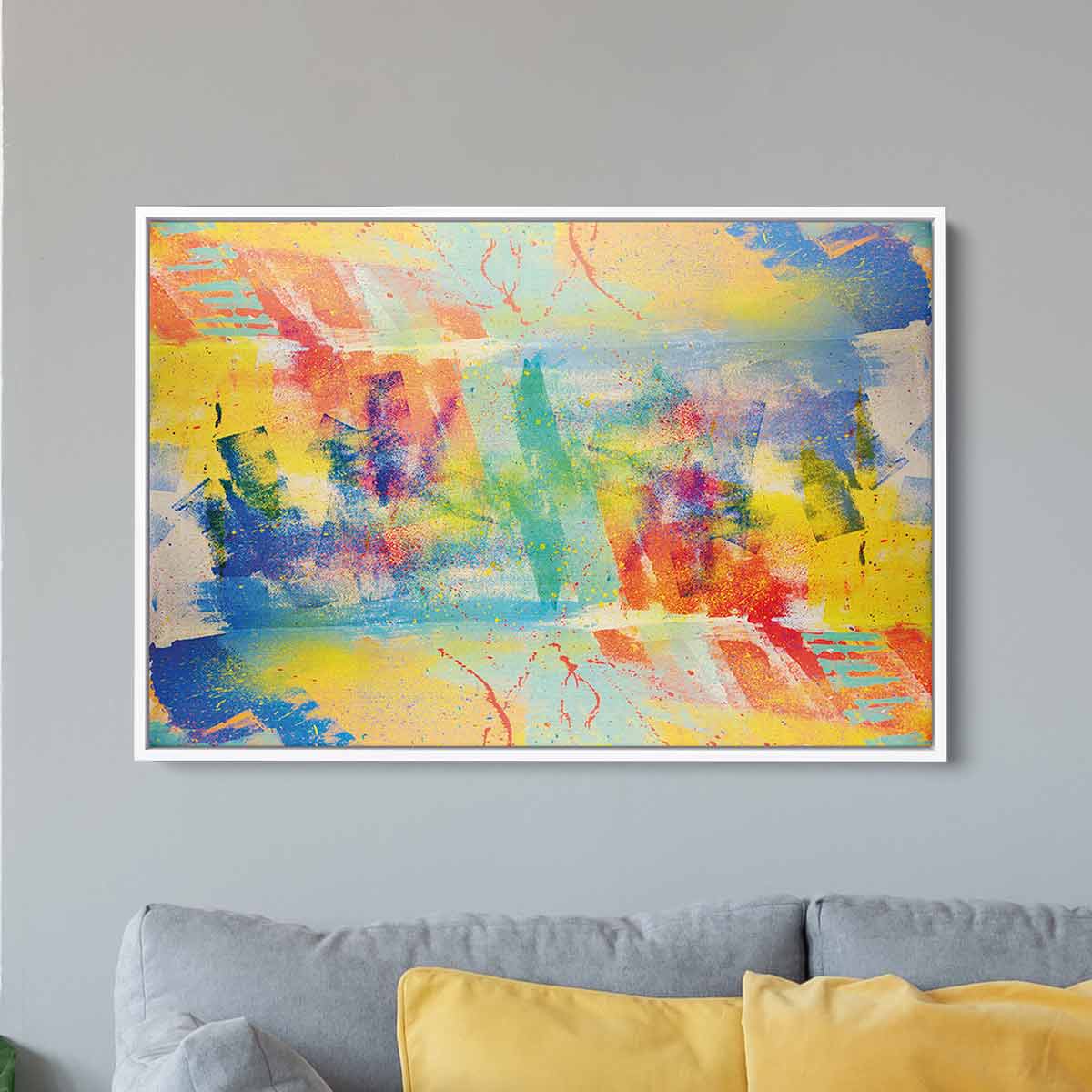 Multi Color Abstract Wall Art Canvas 7470 Walls By Me