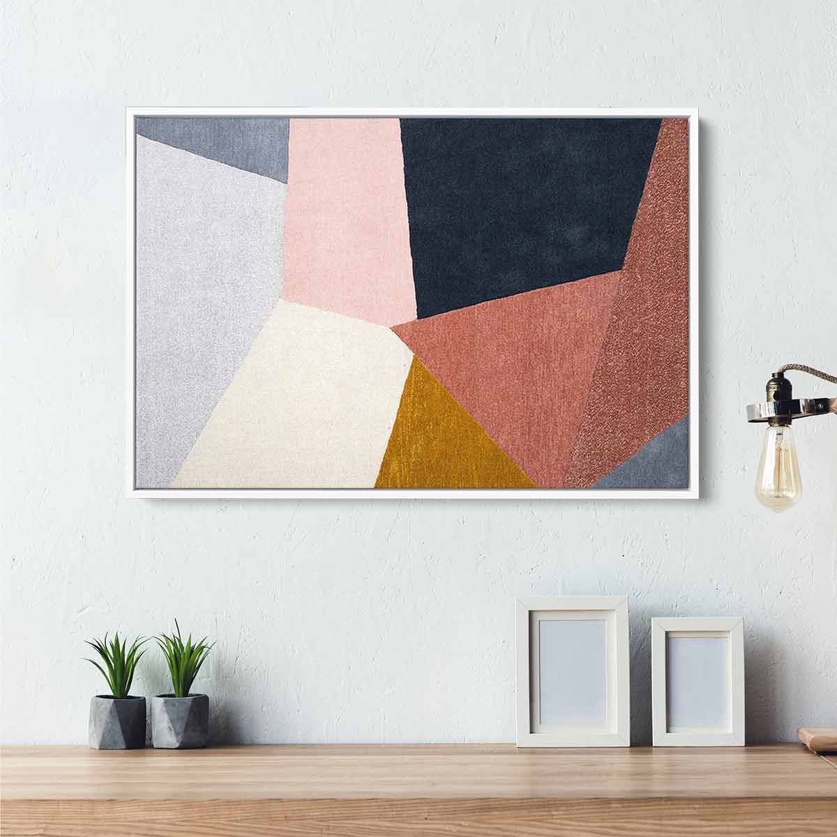 Orange Abstract Wall Art Canvas 6522 Walls By Me