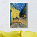 Blue Cafe Terrace Wall Art Canvas 4780