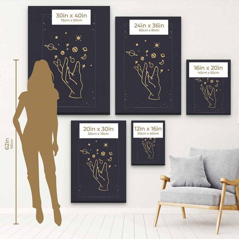 Black Esoteric Wall Art Canvas 96_a