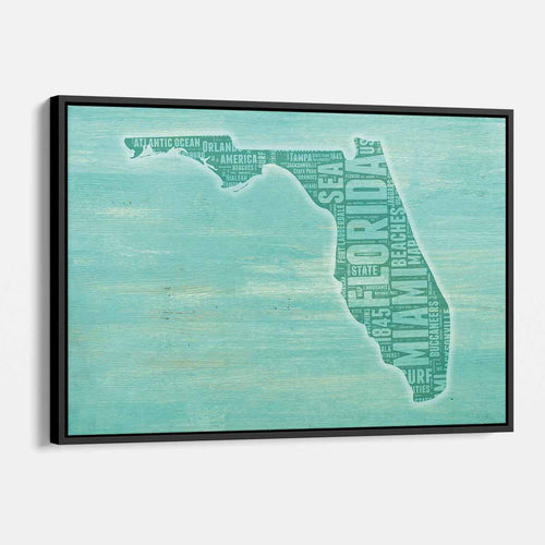 Blue Florida Wall Art Canvas 86_a