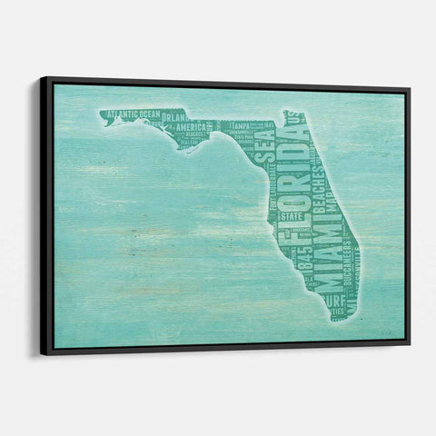 Blue Florida Wall Art Canvas 86_a