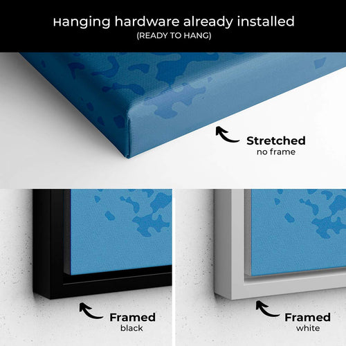 Blue Kentucky Wall Art Canvas 92_b