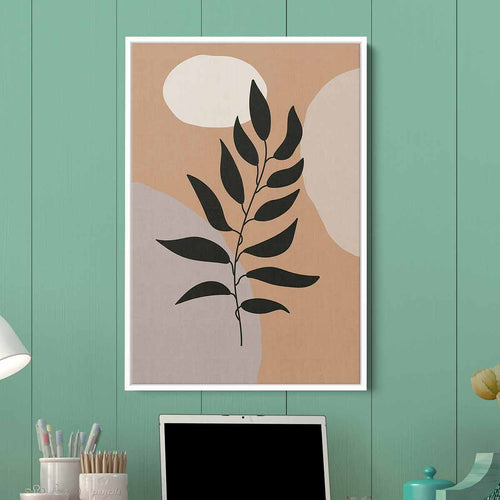 Pink Leaf Wall Art Canvas 92_a