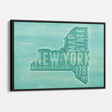 Blue New York Wall Art Canvas 86_b