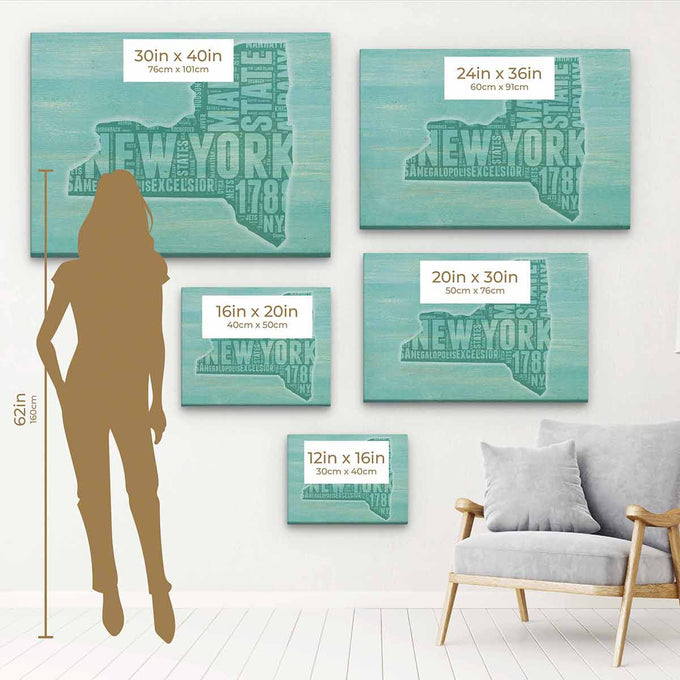 Blue New York Wall Art Canvas 86_b
