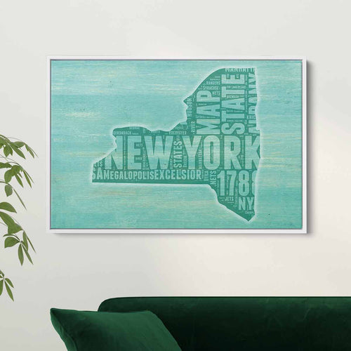 Blue New York Wall Art Canvas 86_b