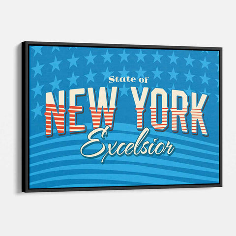 Blue New York Wall Art Canvas 96_c