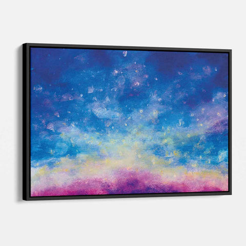 Blue Night sky Wall Art Canvas 2906