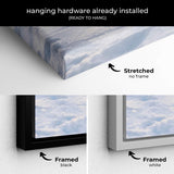 White Snowboarding Wall Art Canvas 5991