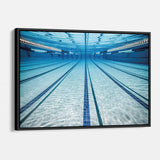 Blue Swimming Pool Wall Art Canvas 9073