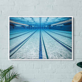 Blue Swimming Pool Wall Art Canvas 9073