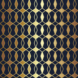 Care for some regal splendor in your standard apartment? This gorgeous geometric wallpaper with an Art Deco vibe will upgrade the ambiance instantly. Its deep blue background showcases a beautiful trellis printed with varying yellow and beige notes to produce a golden look. The metallic effect of this peel and stick wallpaper makes it perfect for styling up a living room or an expansive kitchen.
