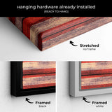 Red US flag Wall Art Canvas 56_d