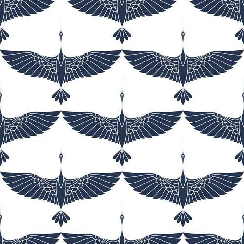 Blue Birds Peel and Stick Removable Wallpaper