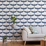Blue Birds Peel and Stick Removable Wallpaper