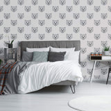 White Bear Animal Peel and Stick Removable Wallpaper