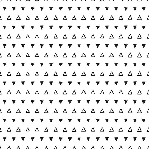 Black and White Geometric Baby Removable Wallpaper 3464| Walls By Me