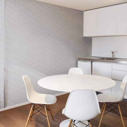 We offer 3 panel sizes: Small - 2 ft (24in) width x 4 ft (48in) height; Medium - 2 ft (24in) width x 8.5 ft (102in) height; Large - 2 ft (24in) width x 10.5 ft (126in) height and Sample size - 2 ft (24in) width x 1 ft (12in) height