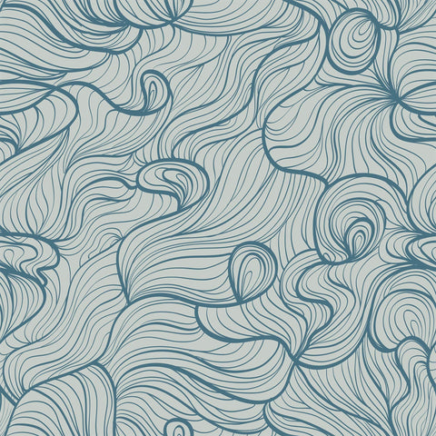 Blue Textured Basic Removable Wallpaper 5559| Walls By Me